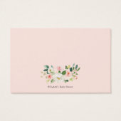 Fleur d'aquarelle feminine Peach Florals Livres po (Dos)