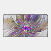 Fleur d'art fractal abstrait énergique et coloré (Recto)
