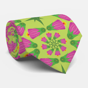 Fleur de Bell Celtique Mandalas Cravate vert