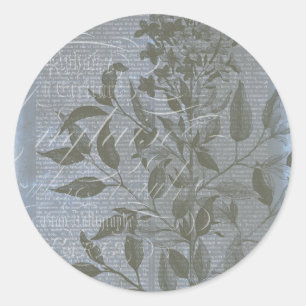 Fleur de Bleu I Ronde Sticker