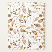 Fleur de brun et blanc bohème (Dos)