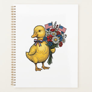 Fleur de Caneton Patriotique Bouquet de Fleurs Vin