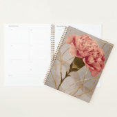 Fleur de Carnation Rose Blush Or Doré (Devant avec enveloppe)
