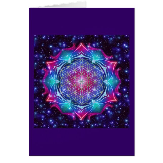 FLEUR de carré du mandala IV de DES Lebens de (Devant)