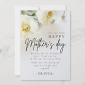 Fleur de carte moderne simple pour maman (Devant)
