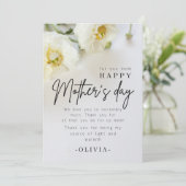 Fleur de carte moderne simple pour maman (Debout devant)