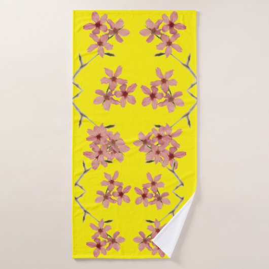 Fleur de cerise (Serviette de bain)