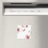 Fleur de cerise simple mais élégante | Magnet (In Situ (Lave-vaisselle))
