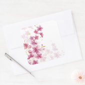 Fleur de cerise simple mais élégante | Sticker (Enveloppe)