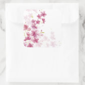 Fleur de cerise simple mais élégante | Sticker (Sac)