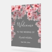 Fleur de cerisier à l'aquarelle transparente (Angle)