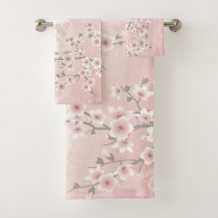 Fleur de cerisier Abricot Floral Vintage