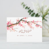 Fleur de cerisier aquarelle rsvp (Debout devant)