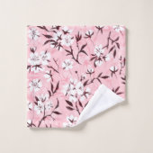 Fleur de cerisier blanc (Gant de toilette)