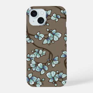 Fleur de cerisier bleu élégante Sakura Floral