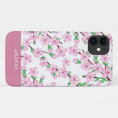 Fleur de cerisier Coque-Mate coque iphone (Dos (Horizontal))