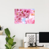 Fleur de cerisier "Kawazu-zakura" : Affiche (Bureau à domicile)