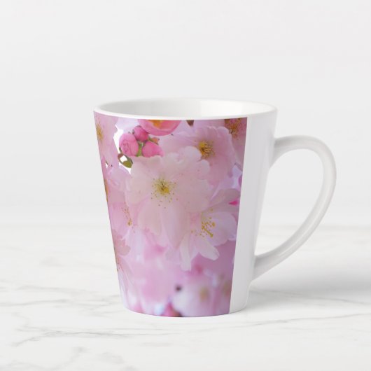 Fleur de cerisier Latte Mug (Droite)
