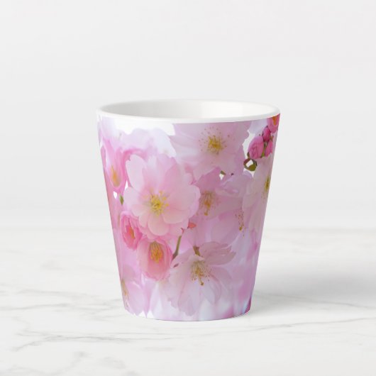 Fleur de cerisier Latte Mug (Devant)