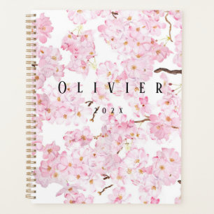 Fleur de cerisier rose aquarelle peinture