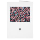 Fleur de cerisier rose et bleu (Dos)