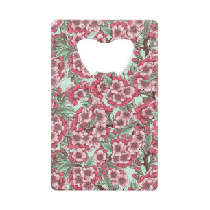 Fleur de cerisier rose et menthe