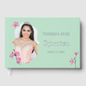 Fleur de cerisier rose Menthe Vert Photo personnal (Recto)