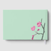 Fleur de cerisier rose Menthe Vert Photo personnal (Verso)