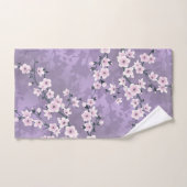 Fleur de cerisier rose rose pâle (Serviette à main)