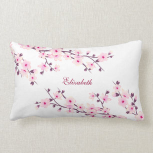 Fleur de cerisier (Sakura) Lumbar Coussin
