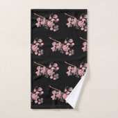 Fleur de cerisier Sakura Rose Floral Japonais Asie (Serviette à main)