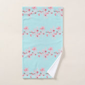 Fleur de cerisier Sakura Rose Floral Japonais Asie (Serviette à main)