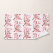 Fleur de cerisier Sakura Rose Floral Japonais Asie (Serviette à main)