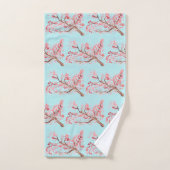 Fleur de cerisier Sakura Rose Floral Japonais Asie (Serviette à main)