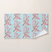 Fleur de cerisier Sakura Rose Floral Japonais Asie (Serviette à main)