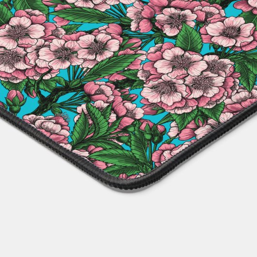 Fleur de cerisier sur bleu (Coin)