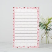 Fleur de cerisier, Taille de la papeterie : 5,5 po (Debout devant)