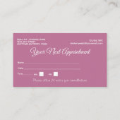 Fleur de cerisiers | Carte de rendez-vous (Dos)