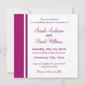 Fleur de cerisiers| Faire-part de mariage (Dos)