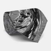 Fleur de chardon de cravate - gris/gris (Roulé)