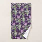 Fleur de chardon violet (Serviette à main)