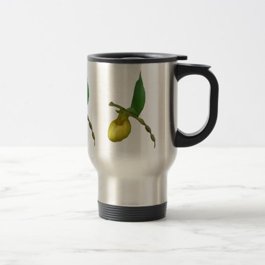 Fleur de chlipper jaune sauvage Photo Voyage Mug (Droit)