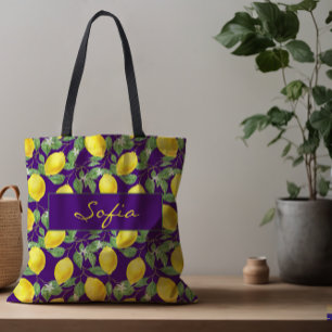 Fleur de citron motif simple laisser sac fourre-to