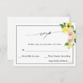 Fleur de citron no Repas RSVP V2 (Devant / Derrière)