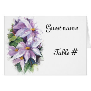 Fleur de clematis d'aquarelle