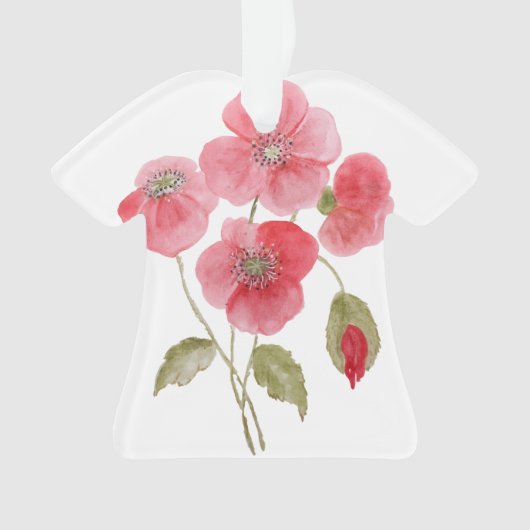 Fleur de coquelicot aquarelle (devant)