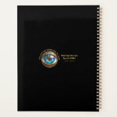 Fleur de couleur de paon Pétales de Hamsa Vert Tro (Dos)