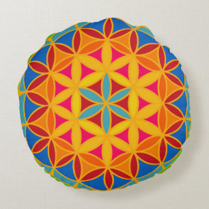 Fleur de coussin sacré de la géométrie de la vi