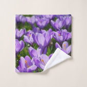 Fleur de crocus pourpre (Gant de toilette)