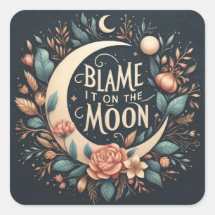 Fleur De Cuisine Le Blâmer Sur Les Stickers Lune